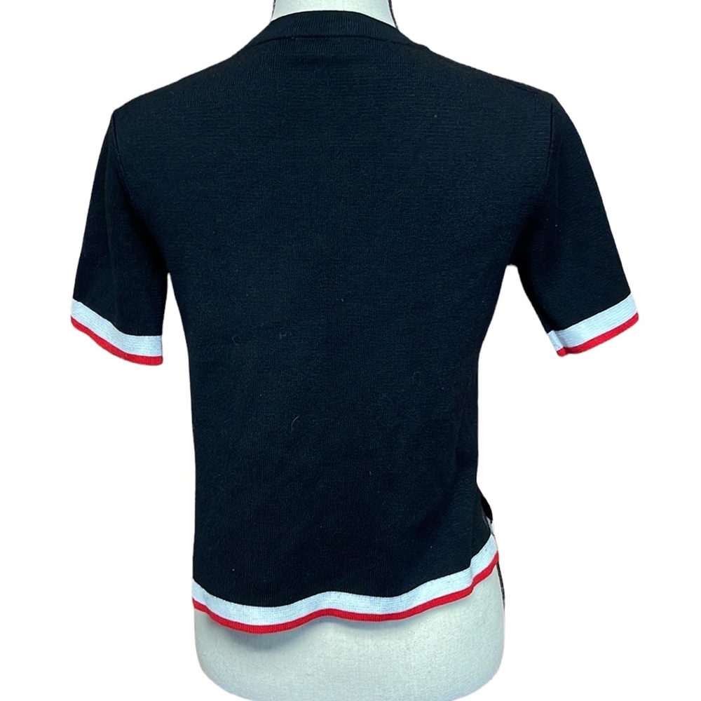 Zara Knit Crew Neck Short Sleeve Top - Picture 5 of 7